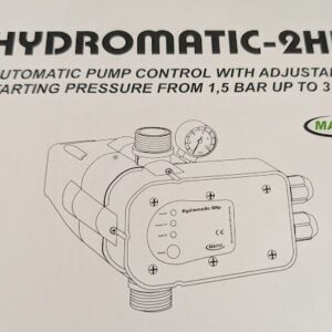 Press control MATIC Hydromatic-2HP 1,5 to 3bar per controllo automatico pompe domestiche